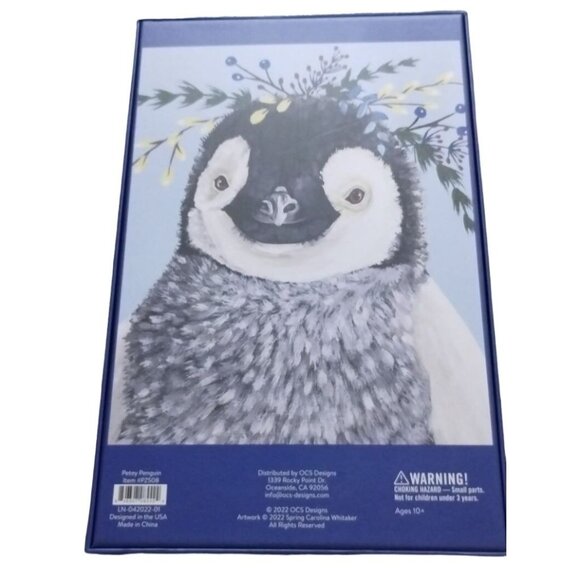 Petey Penguin #PZS08 1000 Piece Jigsaw Puzzle 100% Complete OCS Designs 2022 - Picture 9 of 10